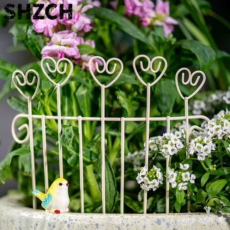 Succulent Arrangement Mini - Grappige mini ijzeren bloempot hekje creatieve