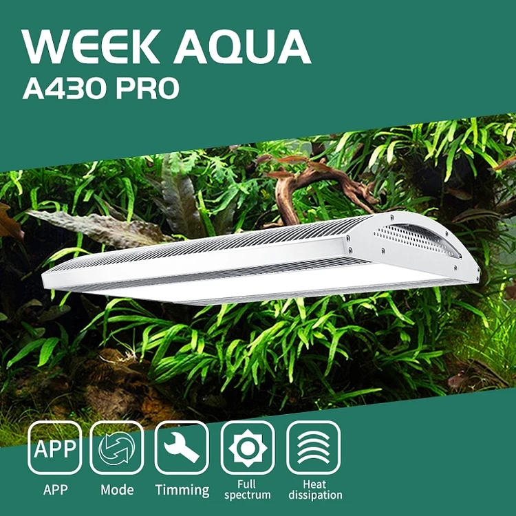 Plant Parent App - Week Aqua A430 Pro 120W LED-aquariumlicht
