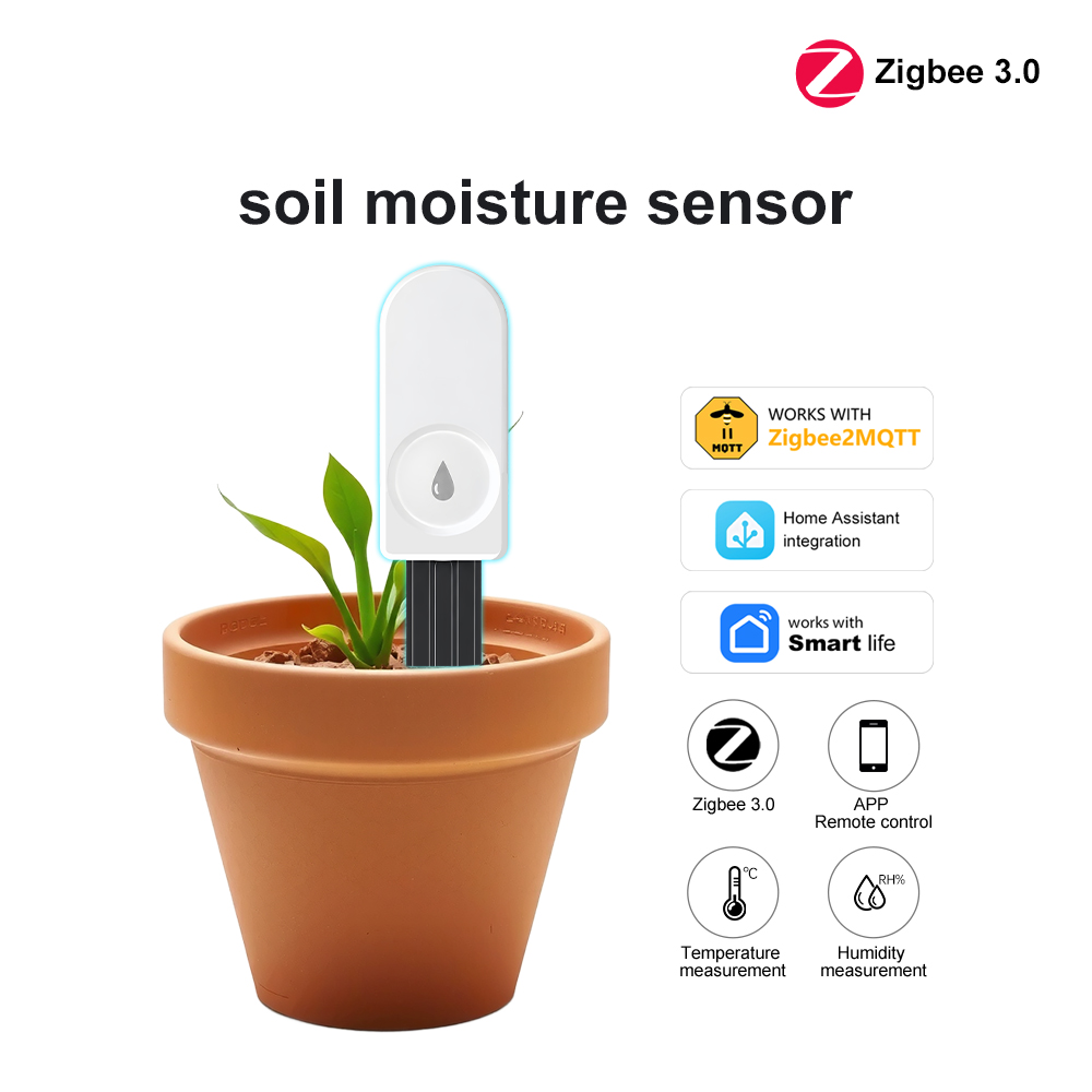 Slimme ZigBee bodemvochtsensor - Plant Parent App recensie en prijs