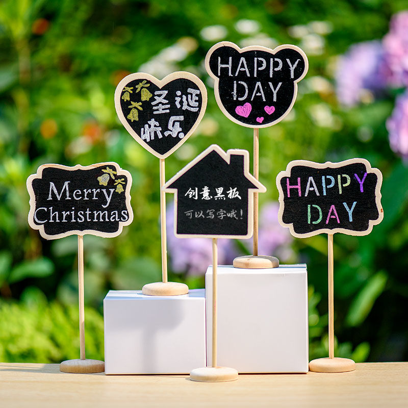 5 STKS Mini Houten Schoolbord  - Succulent Arrangement Mini recensie en prijs