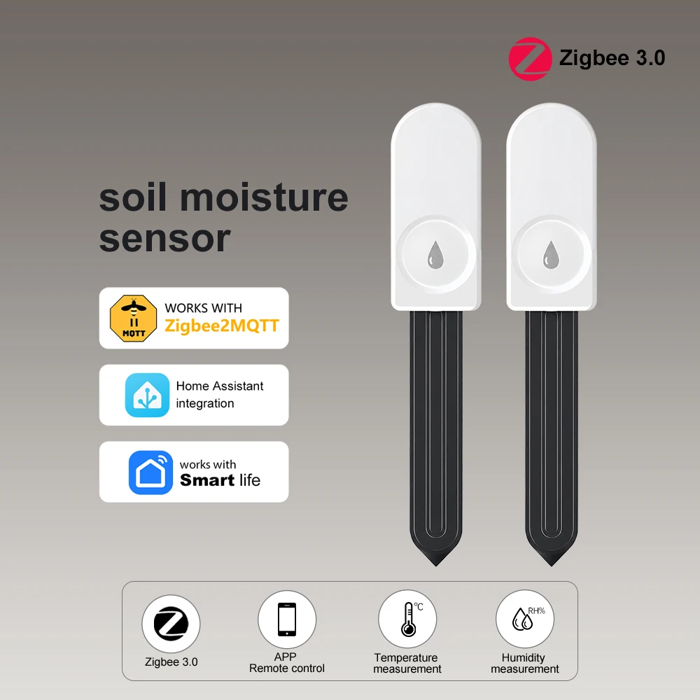 ZigBee slimme bodemvochtigheid - Plant Parent App recensie en prijs
