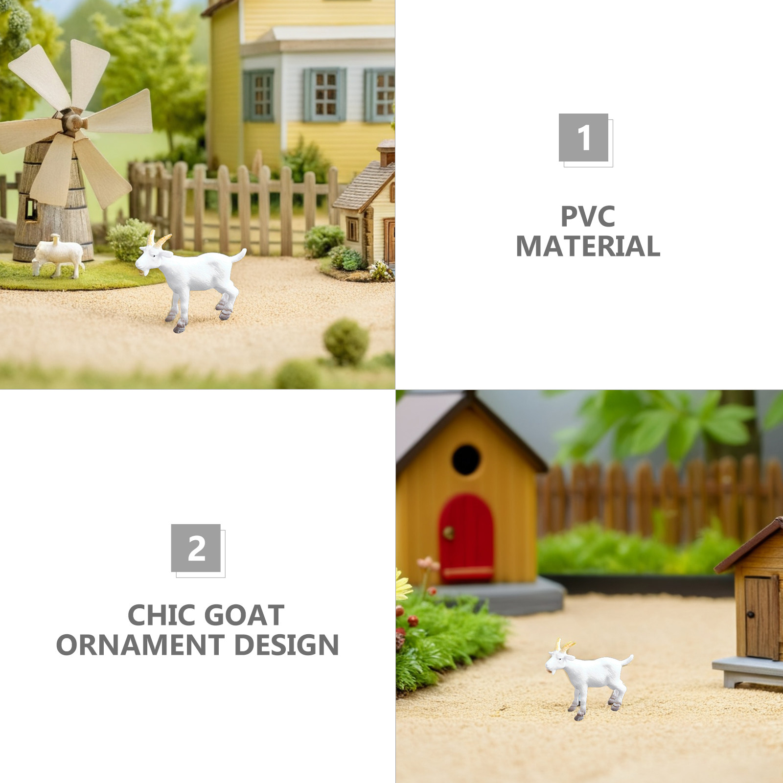 6 stuks chique mini-geitendeco - Succulent Arrangement Mini recensie en prijs